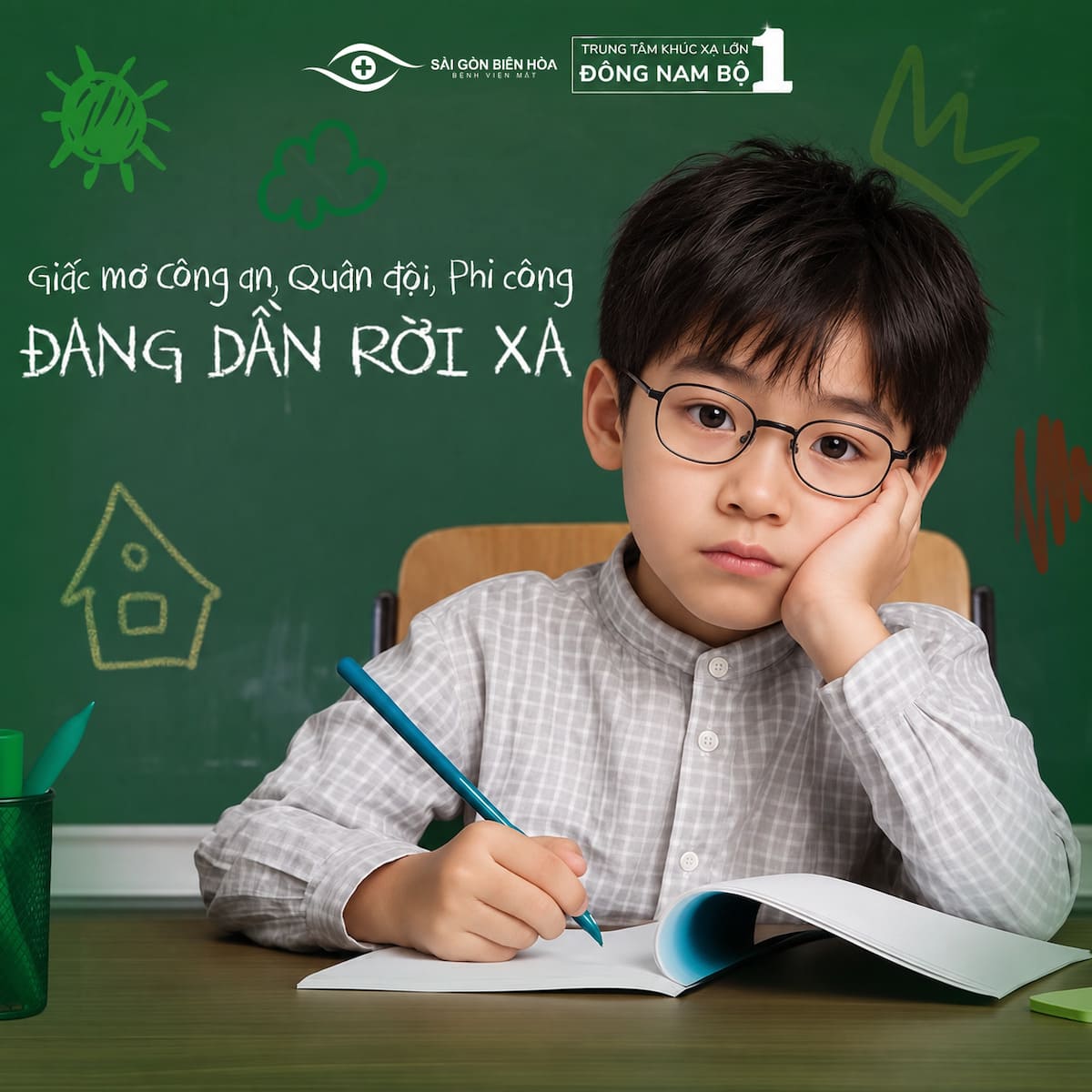 Cận thị học đường ảnh hưởng nghề nghiệp