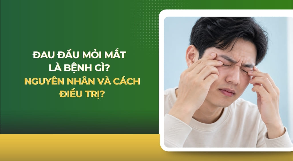 đau đầu mỏi mắt