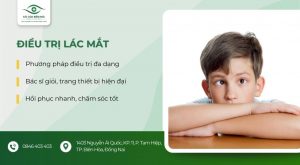 điều trị lác mắt