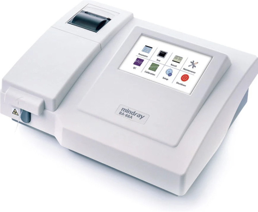 Máy xét nghiệm sinh hoá bán tự động Mindray BA-88A
