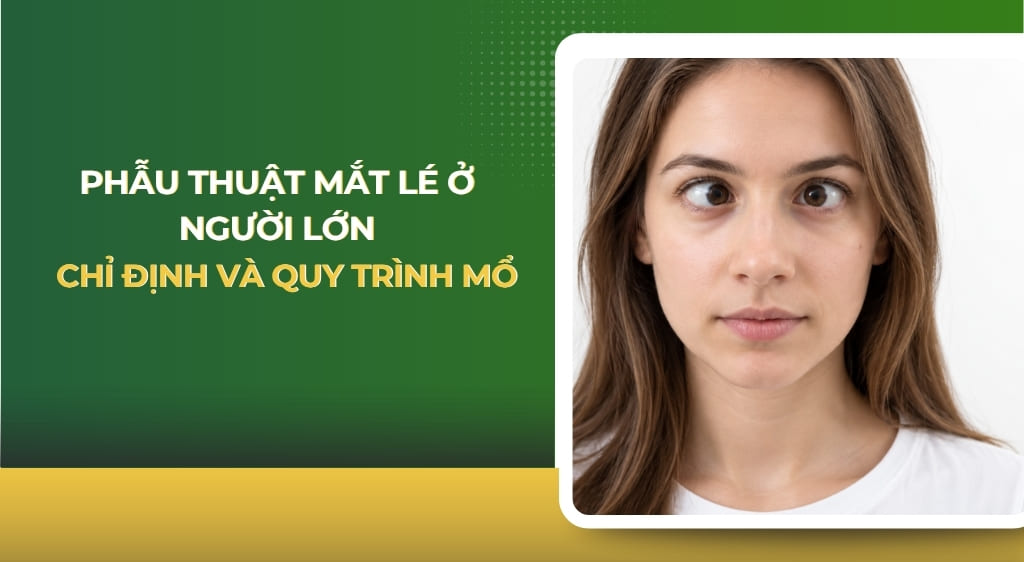 phẫu thuật mắt lé ở người lớn