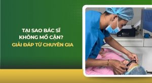 Tại sao bác sĩ không mổ cận