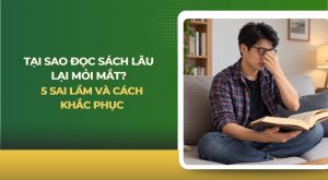 tại sao đọc sách lâu lại mỏi mắt