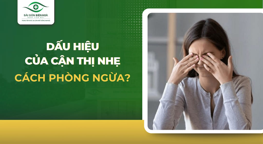 Dấu hiệu của cận thị nhẹ