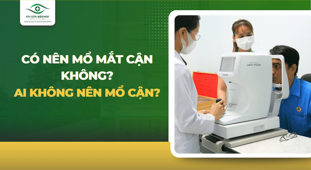 Có nên mổ mắt cận không