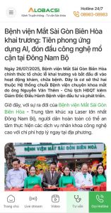 Bệnh viện Mắt Sài Gòn Biên Hòa khai trương - AloBacsi