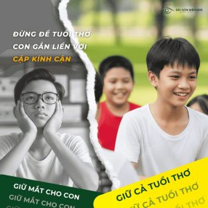 khám mắt sớm cho trẻ