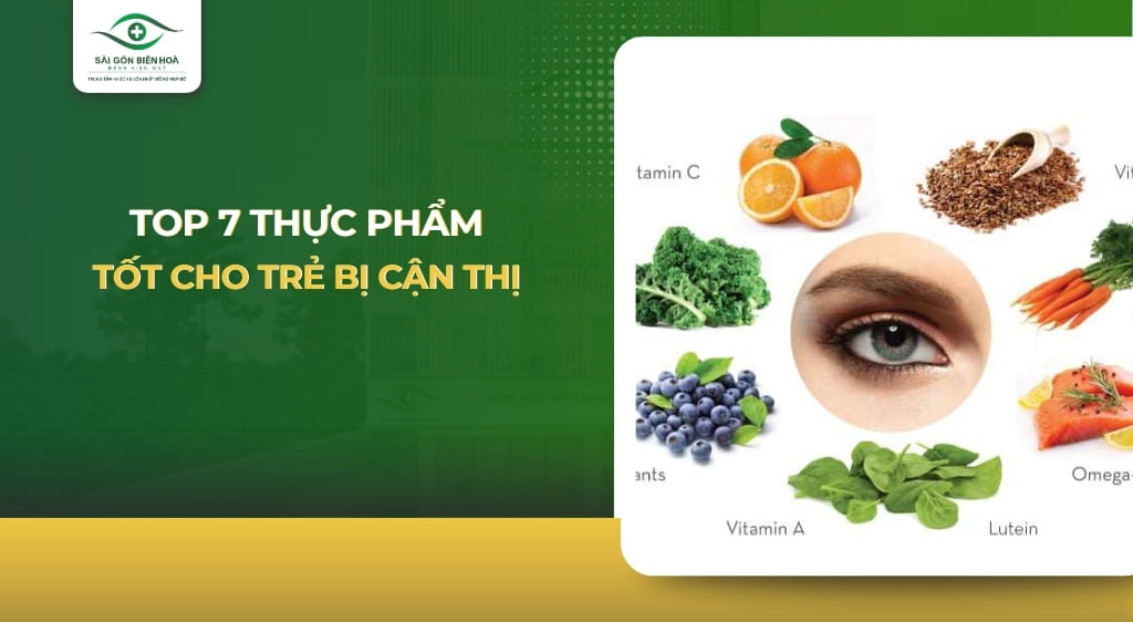 thực phẩm tốt cho trẻ bị cận thị