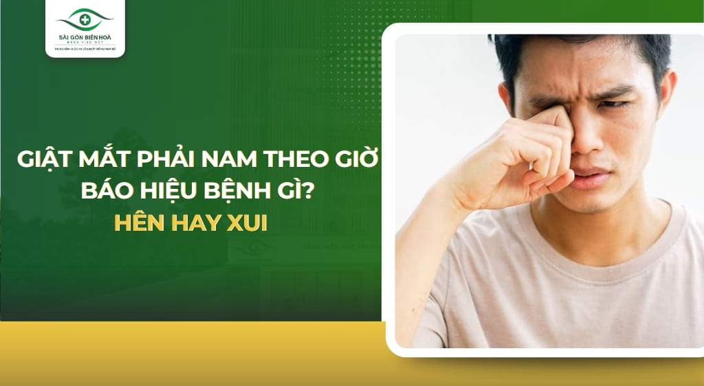 Giật mắt phải nam theo giờ