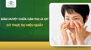 Bấm huyệt chữa cận thị