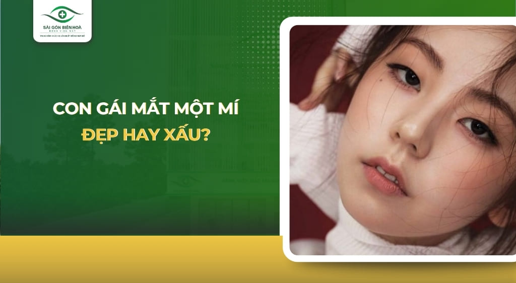 con gái mắt một mí đẹp hay xấu
