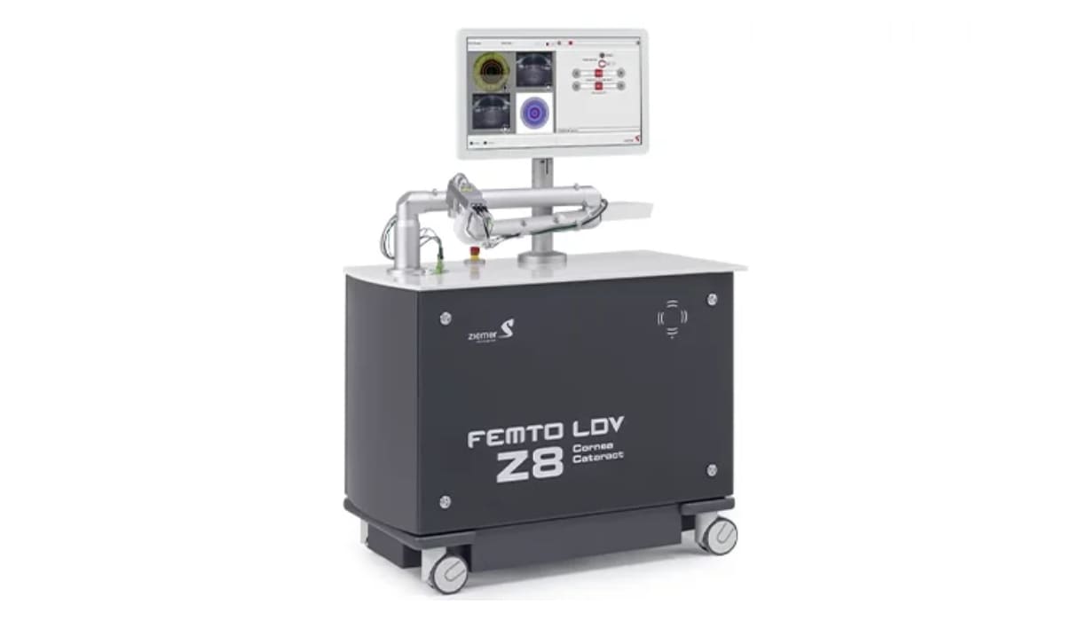 Femto LDV Z8 dùng laser Femtosecond tần số cao tạo vạt giác mạc siêu mịn
