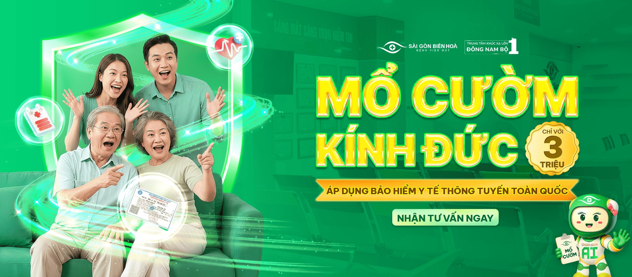 mổ phaco kính đức cao cấp 3 triệu đồng