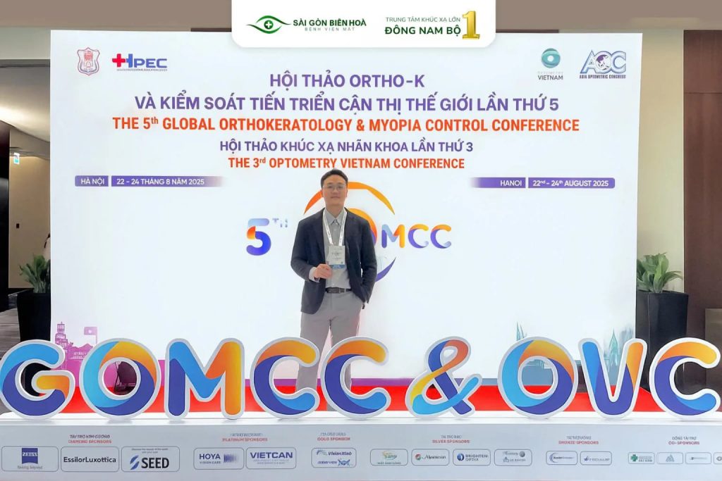 ThS.BS Lê Thái Minh Hiếu tại Hội thảo Ortho-K & Kiểm soát tiến triển cận thị thế giới lần thứ 5 và Hội thảo Khúc xạ nhãn khoa Việt Nam lần thứ 3
