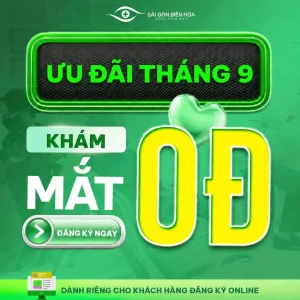 Ưu đãi tháng 9 khám mắt cơ bản miễn phí