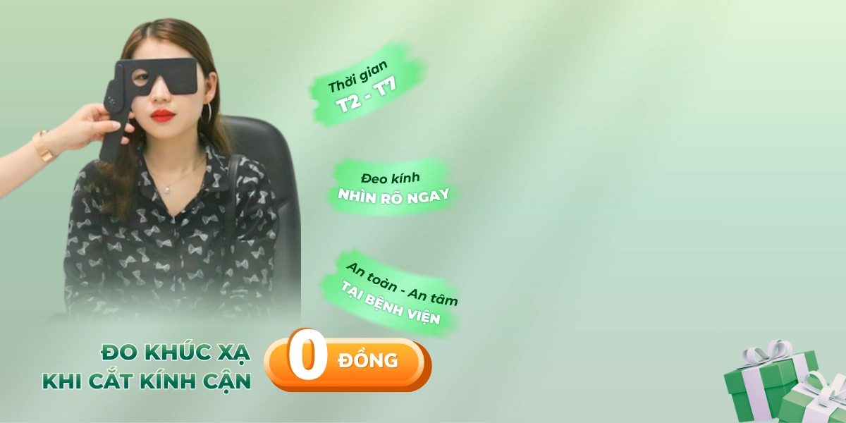 Promotion đo cắt kính cận
