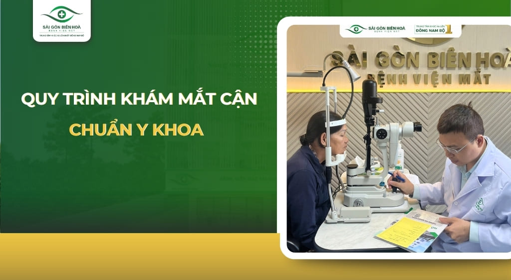 quy trình khám mắt cận