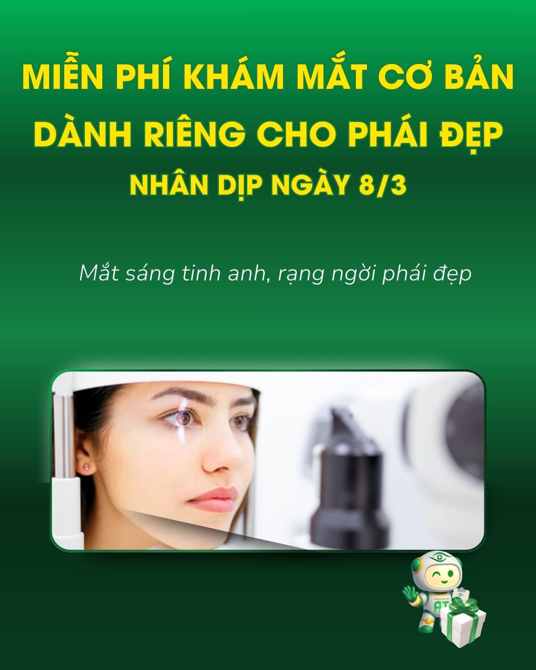 chương trình ưu đãi miễn phí khám mắt
