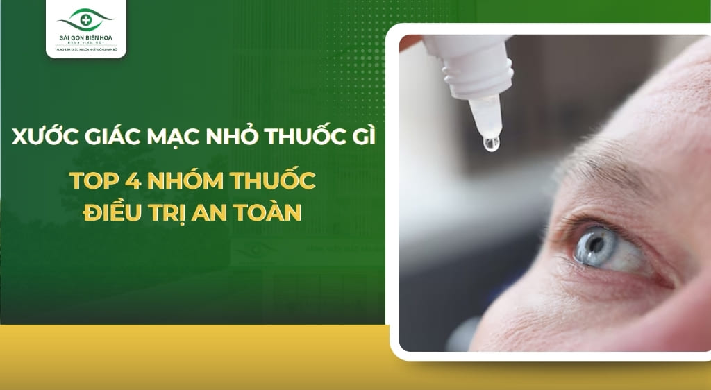 xước giác mạc nhỏ thuốc gì