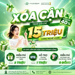 Ưu đãi xoá cận