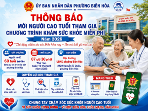 Thông báo khám bệnh NCT