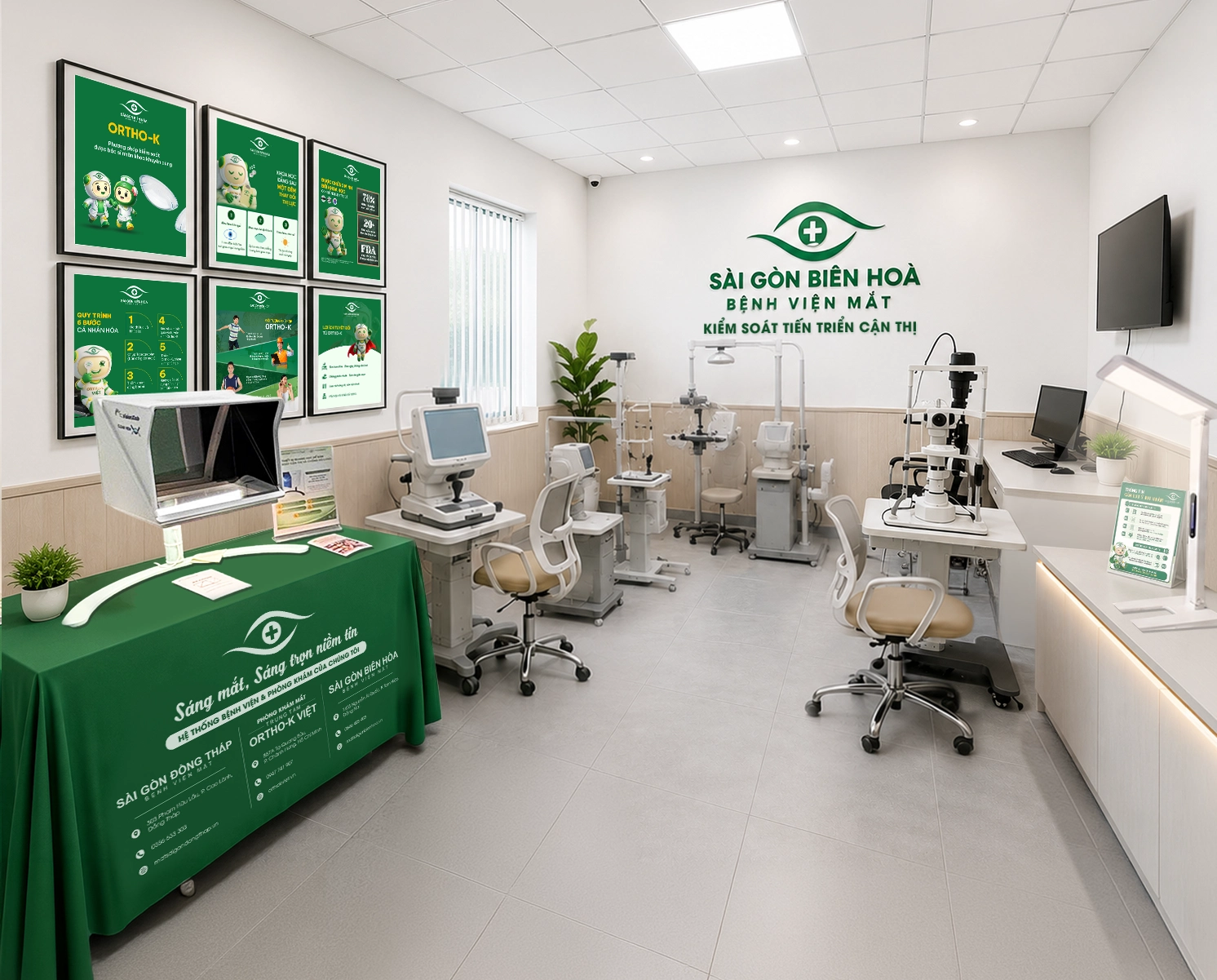 Phòng khám kiểm soát tiến triển cận thị