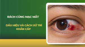 Rách củng mạc