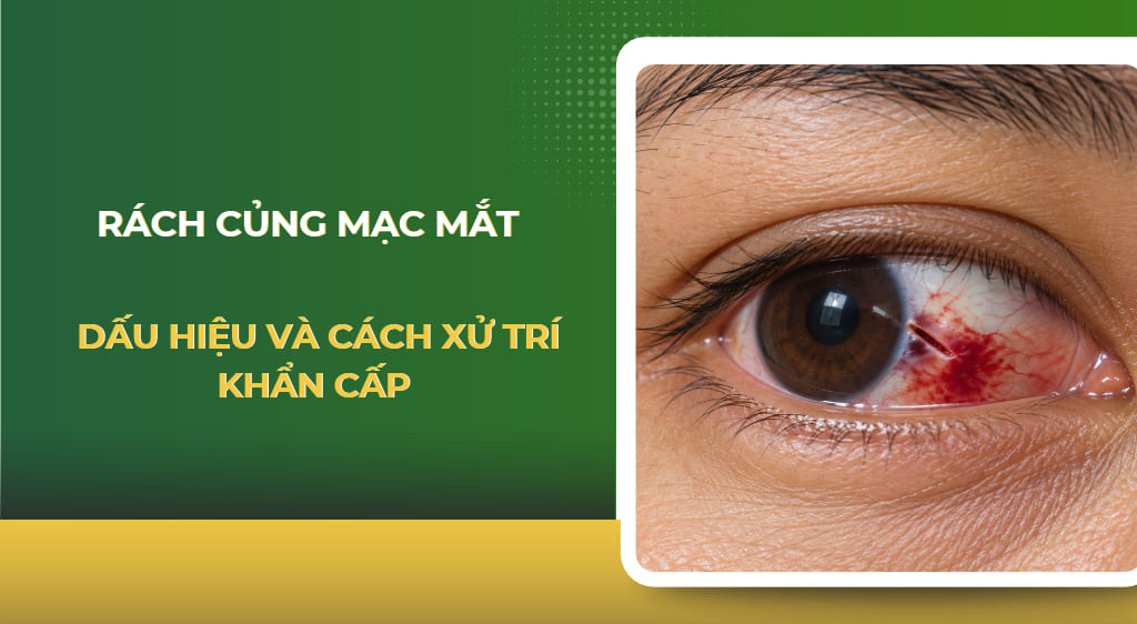 Rách củng mạc
