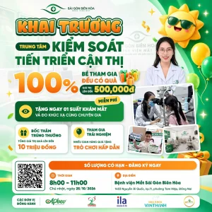 Thông báo Khai trương Phòng khám Kiểm soát Tiến triển Cận thị