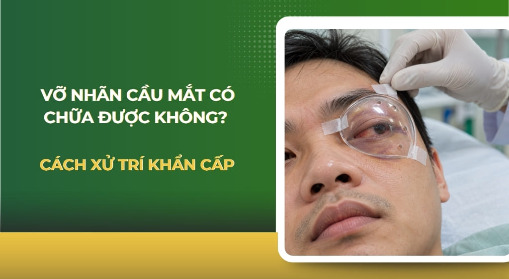 Vỡ nhãn cầu mắt có chữa được không